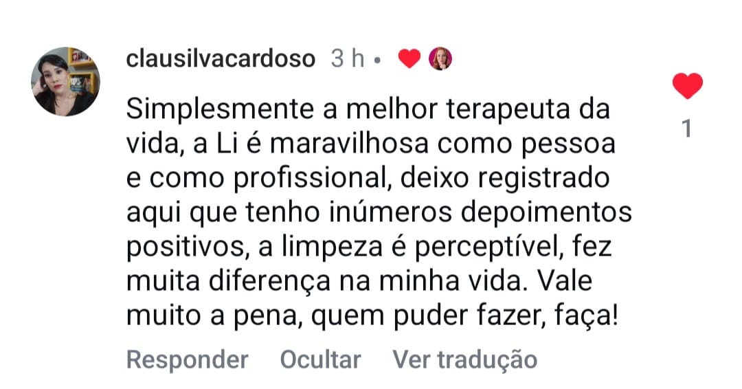 Depoimento de Clau Cardoso