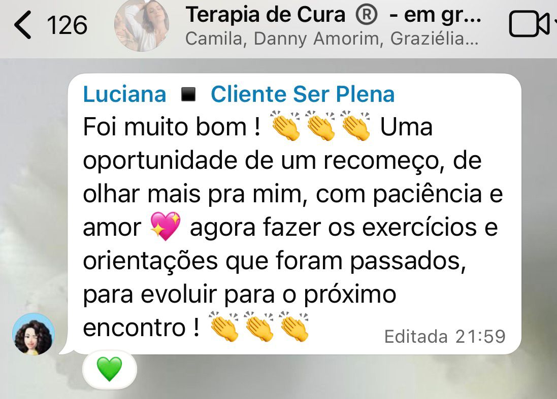 Depoimento 3 — Uma oportunidade de recomeço, com paciência e amor.