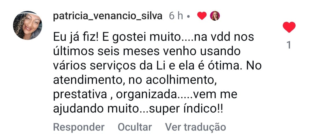 Depoimento de Patricia Venancio